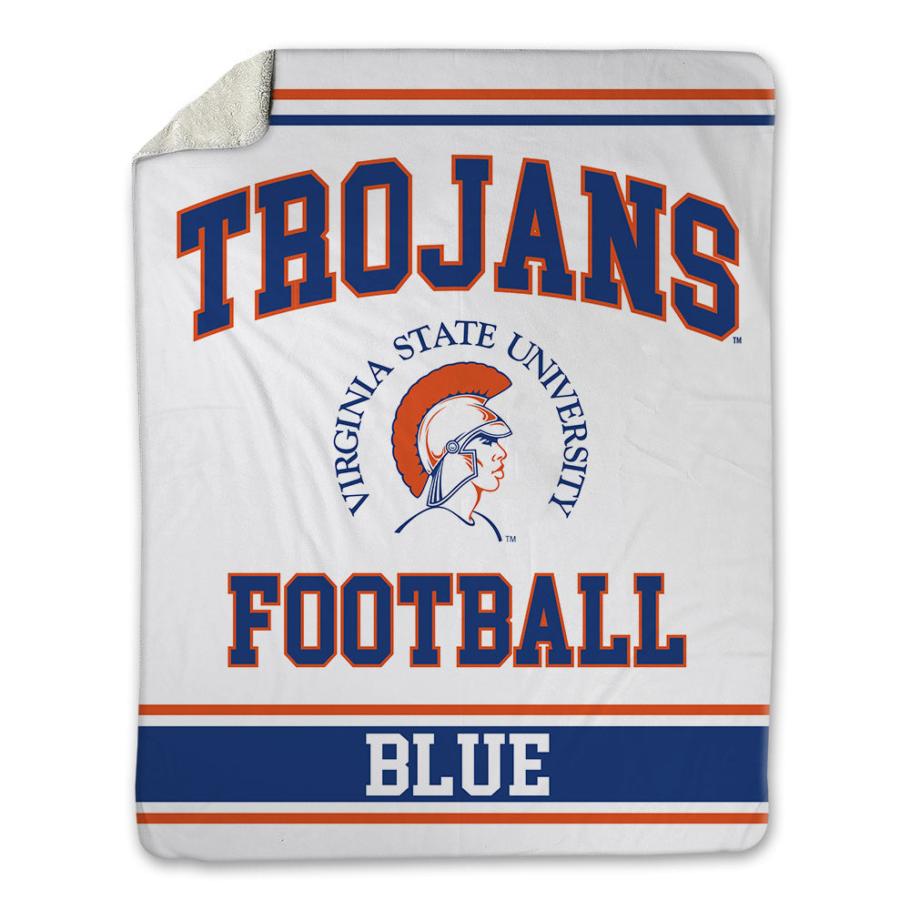 Virginia State - NCAA Football : Christopher Blue - Blanket-0