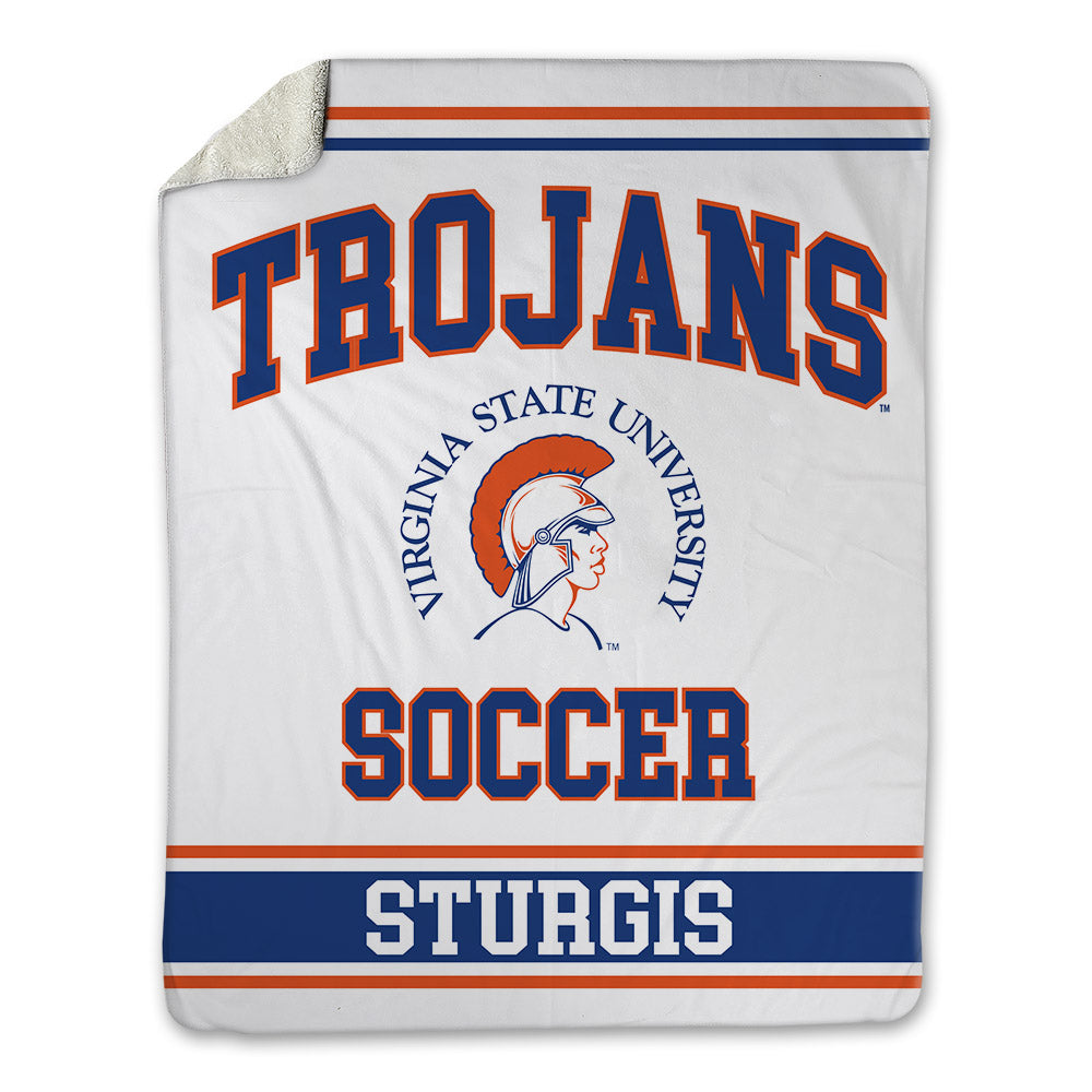 Virginia State - NCAA Women's Soccer : Loryn Sturgis - Blanket-0
