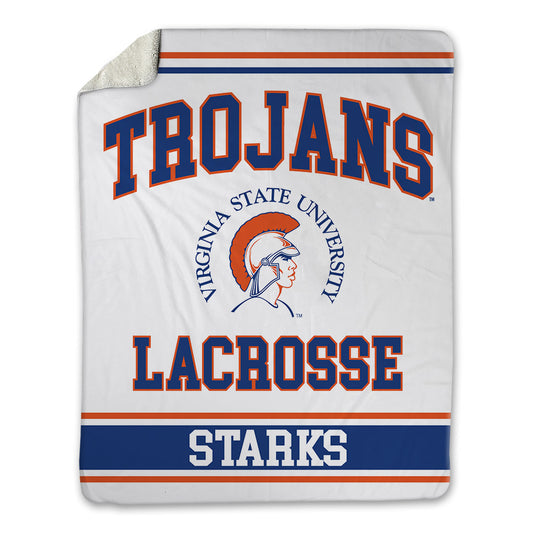 Virginia State - NCAA Men's Lacrosse : Allan Starks - Blanket-0