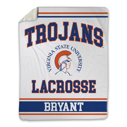 Virginia State - NCAA Men's Lacrosse : Elijah Bryant - Blanket-0