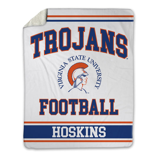 Virginia State - NCAA Football : Donovan Hoskins - Blanket-0
