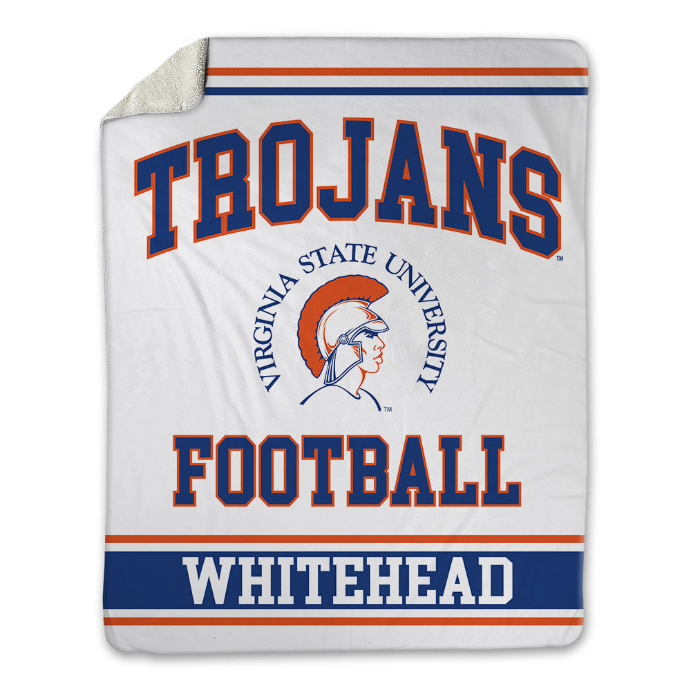 Virginia State - NCAA Football : Tavin Whitehead - Blanket-0