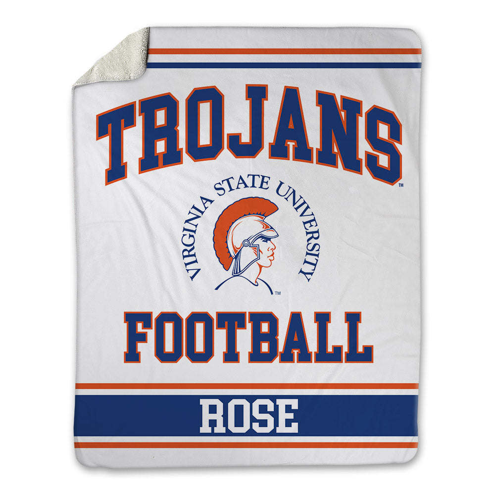 Virginia State - NCAA Football : Brandon Rose - Blanket-0
