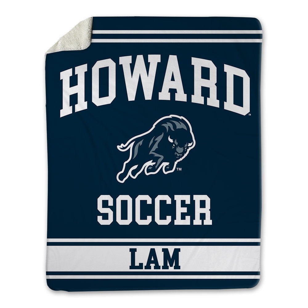 Howard - NCAA Women's Soccer : cheyenne lam - Blanket-0