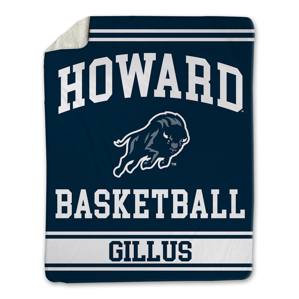 Howard - NCAA Men's Basketball : Cameron Gillus - Blanket-0