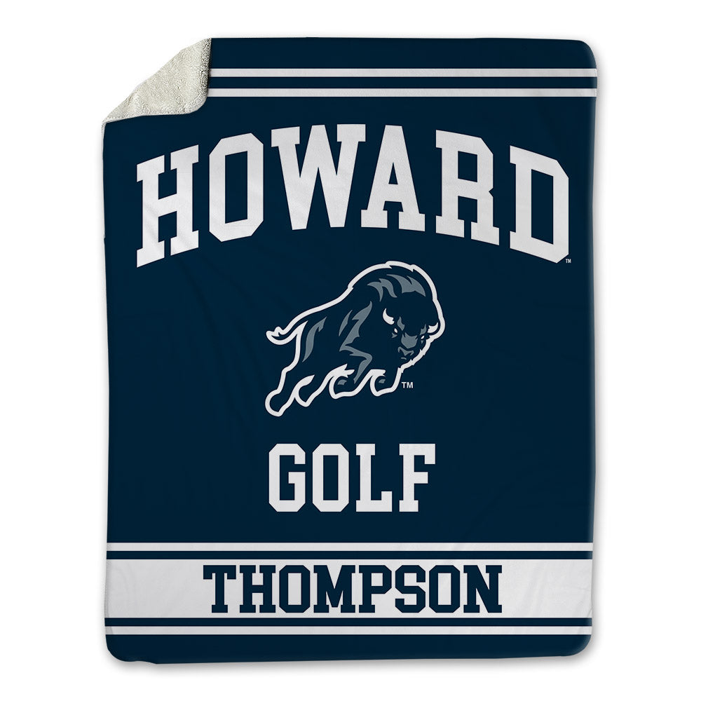 Howard - NCAA Men's Golf : John Thompson - Blanket-0