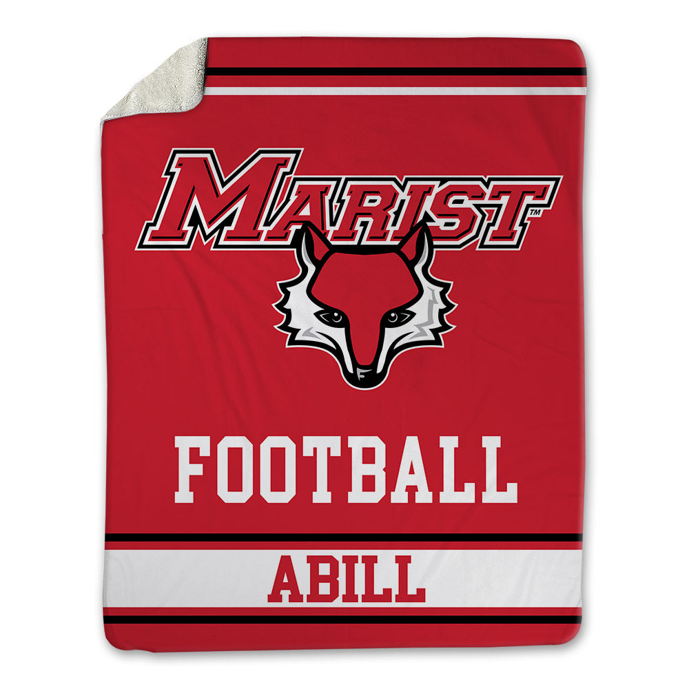 Marist - NCAA Football : Joseph Abill - Blanket-0