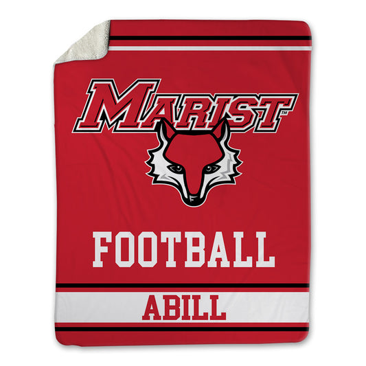 Marist - NCAA Football : Joseph Abill - Blanket-0