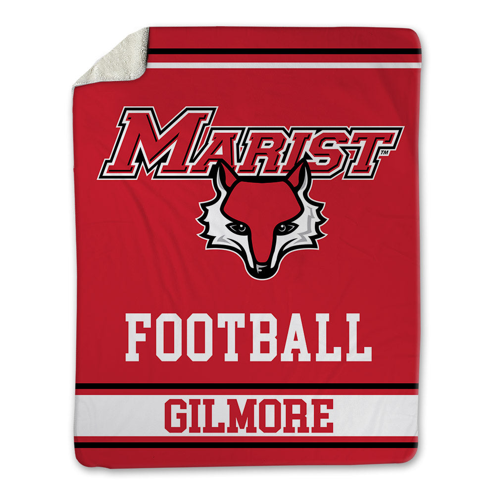 Marist - NCAA Football : Dylan Gilmore - Blanket-0