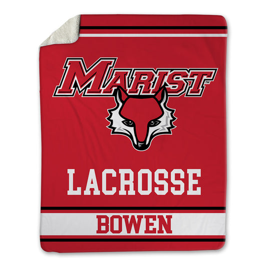 Marist - NCAA Men's Lacrosse : Simon Bowen - Blanket-0
