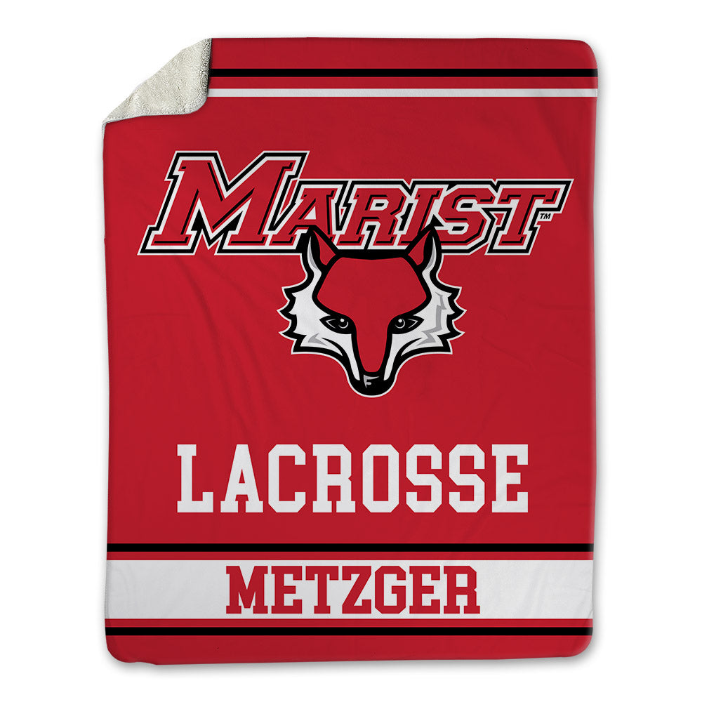 Marist - NCAA Men's Lacrosse : Richie Metzger - Blanket-0