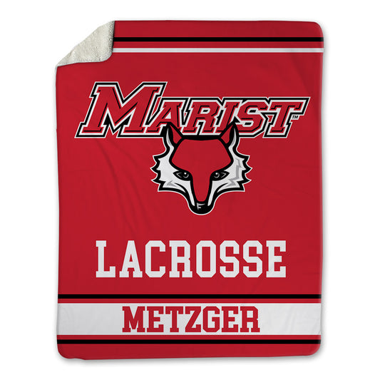 Marist - NCAA Men's Lacrosse : Richie Metzger - Blanket-0