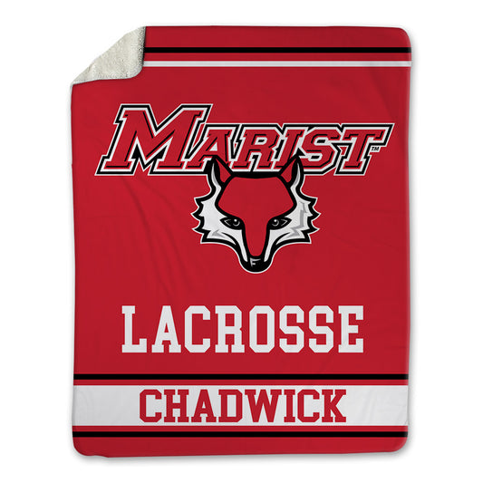 Marist - NCAA Men's Lacrosse : Matthew Chadwick - Blanket-0