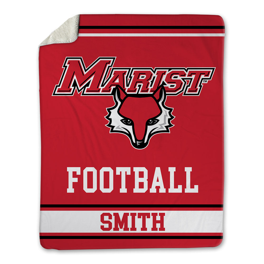 Marist - NCAA Football : Rechee Smith - Blanket-0