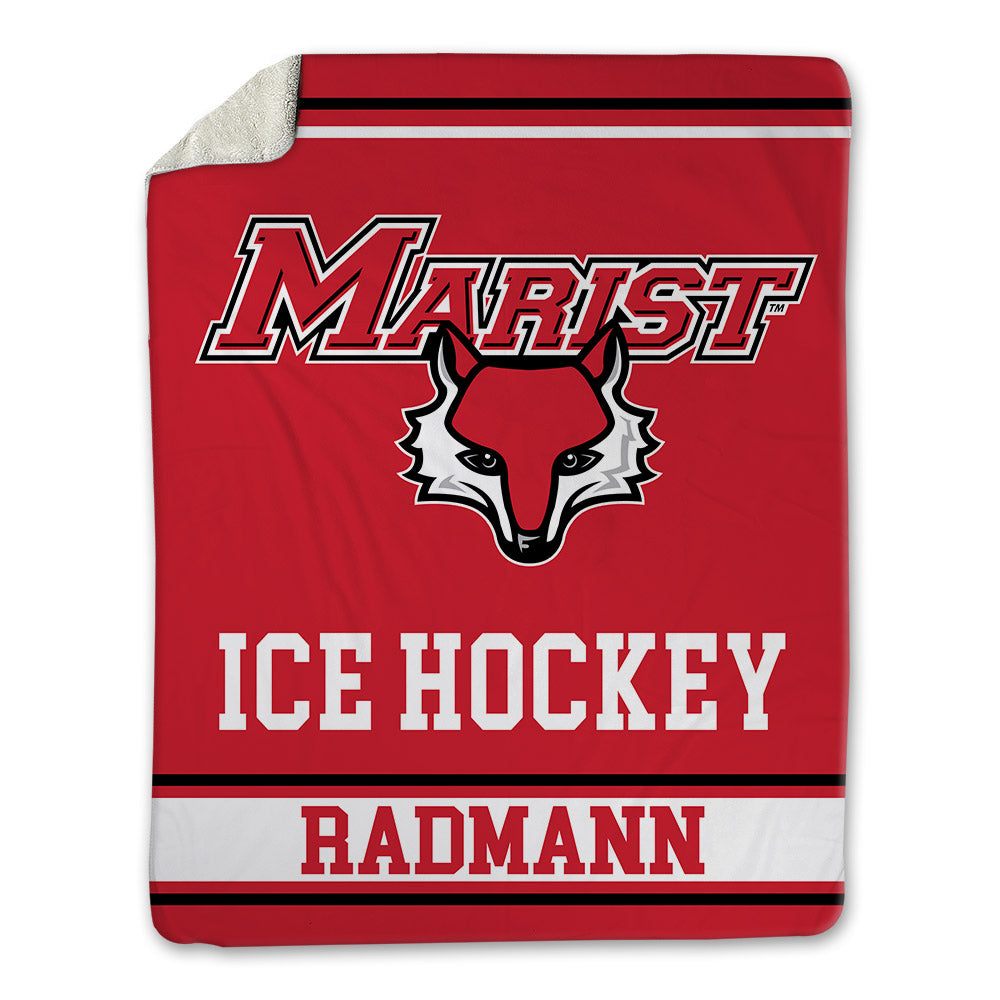 Marist - NCAA Men's Ice Hockey : Kevin Radmann - Blanket-0