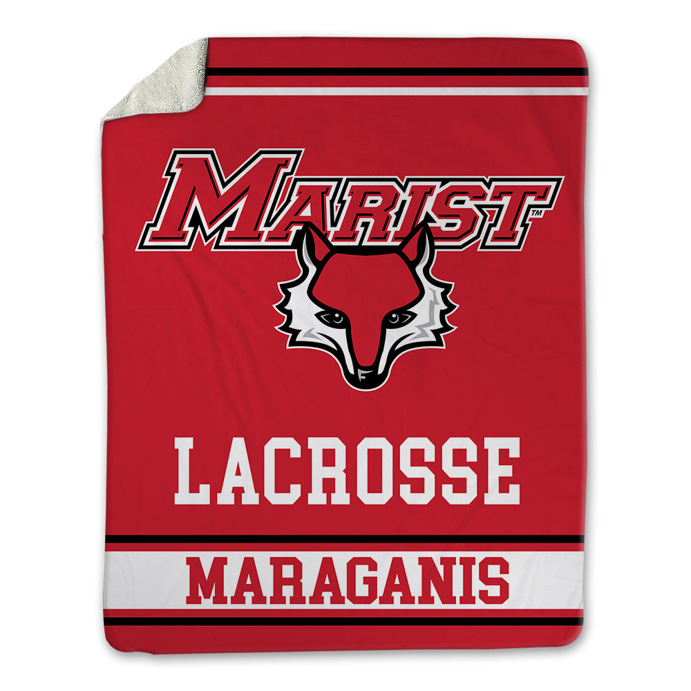 Marist - NCAA Men's Lacrosse : Charles Maraganis - Blanket-0