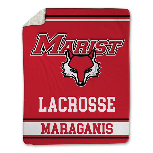 Marist - NCAA Men's Lacrosse : Charles Maraganis - Blanket-0
