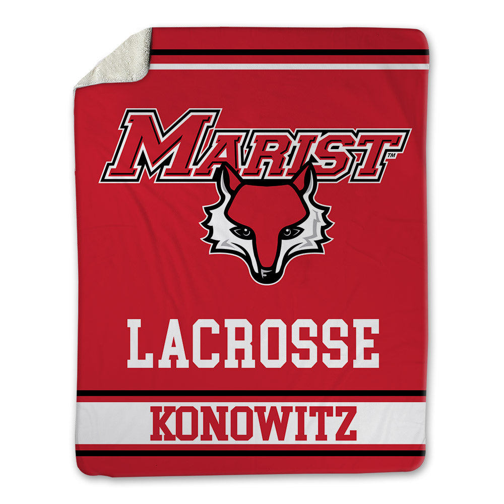 Marist - NCAA Men's Lacrosse : Jayce Konowitz - Blanket-0