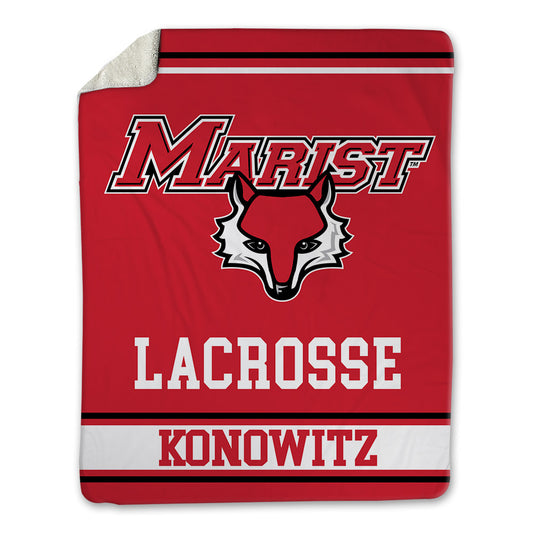 Marist - NCAA Men's Lacrosse : Jayce Konowitz - Blanket-0