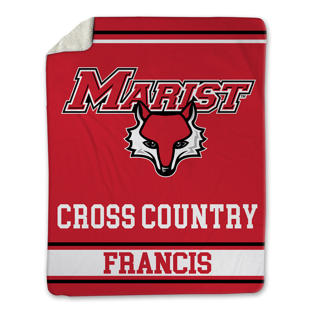 Marist - NCAA Men's Cross Country : Pierce Francis - Blanket-0