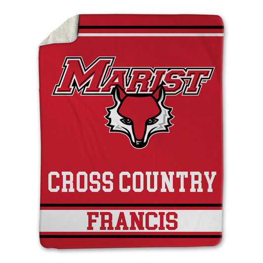 Marist - NCAA Men's Cross Country : Pierce Francis - Blanket-0