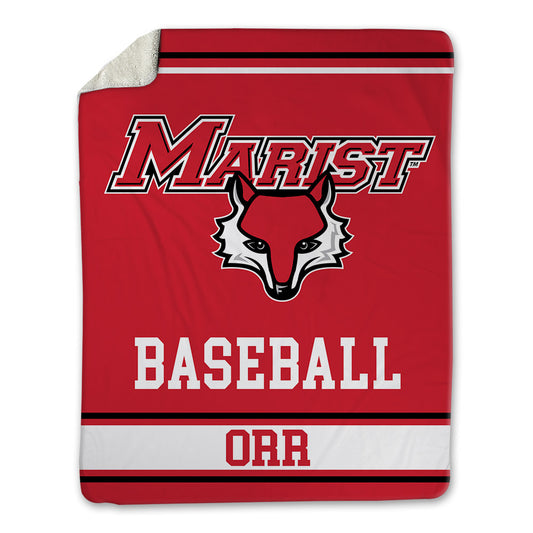 Marist - NCAA Baseball : Riley Orr - Blanket-0