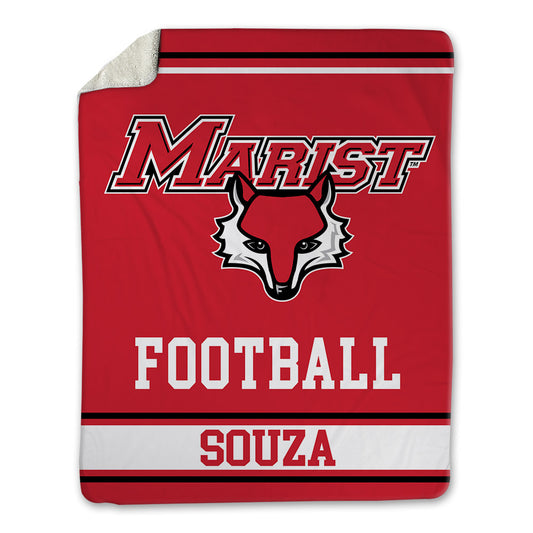 Marist - NCAA Football : Parish Souza - Blanket-0