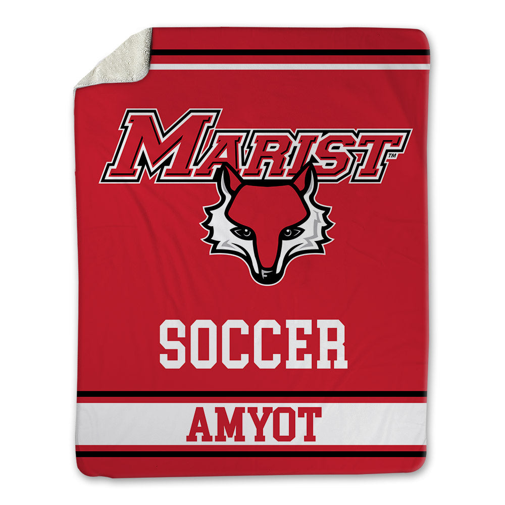 Marist - NCAA Men's Soccer : Samuel Amyot - Blanket-0