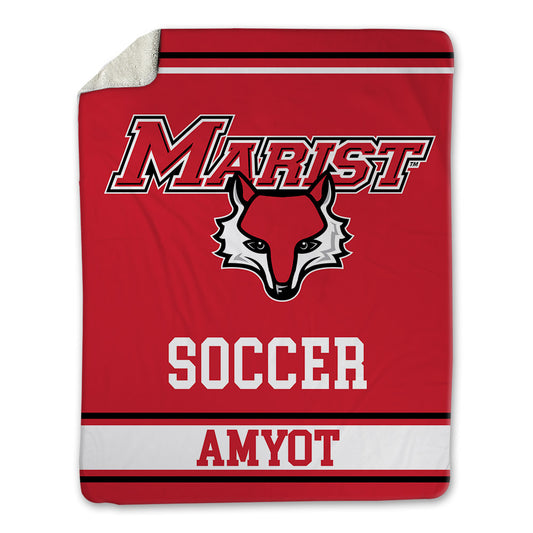 Marist - NCAA Men's Soccer : Samuel Amyot - Blanket-0