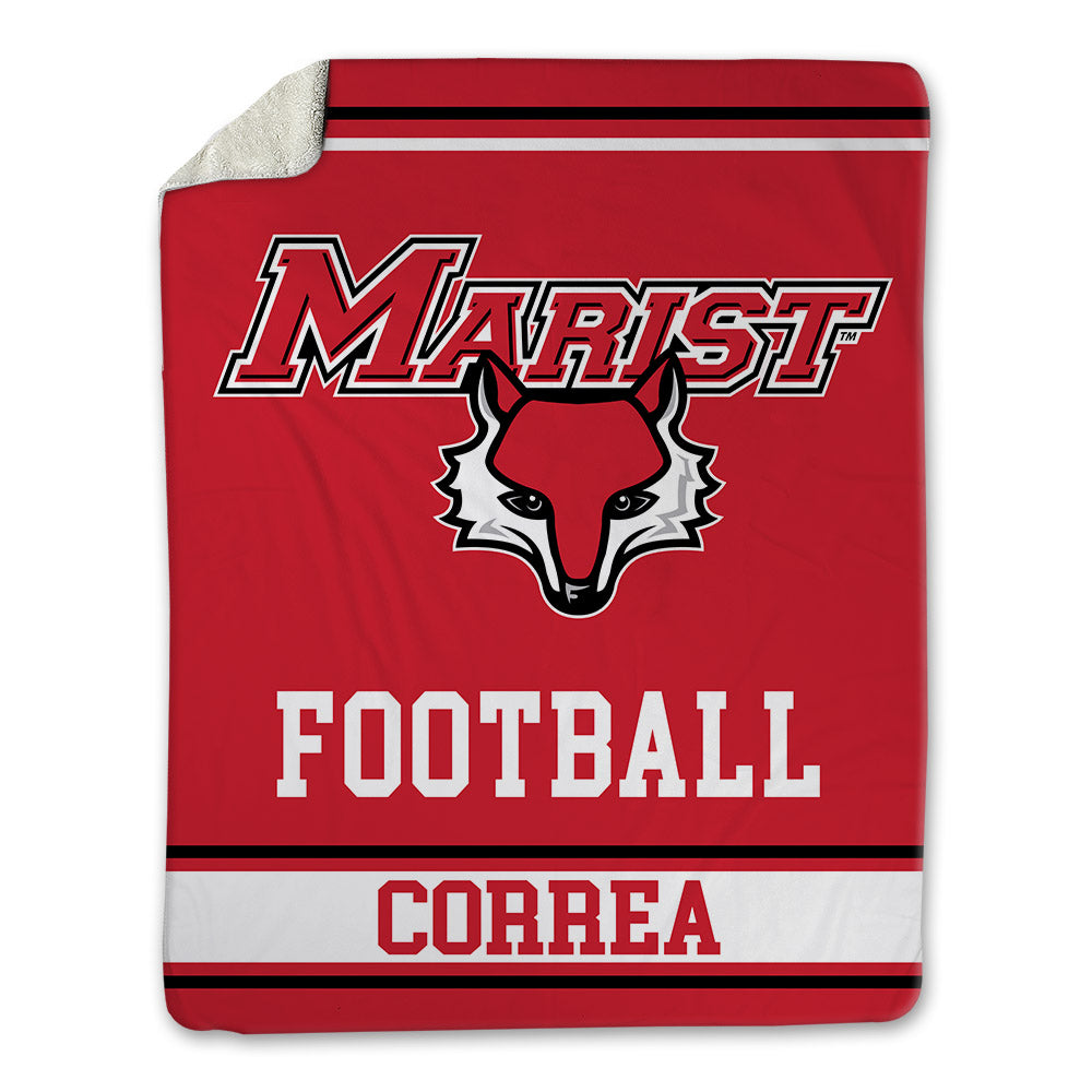 Marist - NCAA Football : Santino Correa - Blanket-0