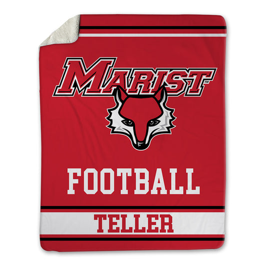 Marist - NCAA Football : Jack Teller - Blanket-0