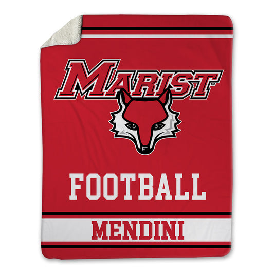 Marist - NCAA Football : Connor Mendini - Blanket-0