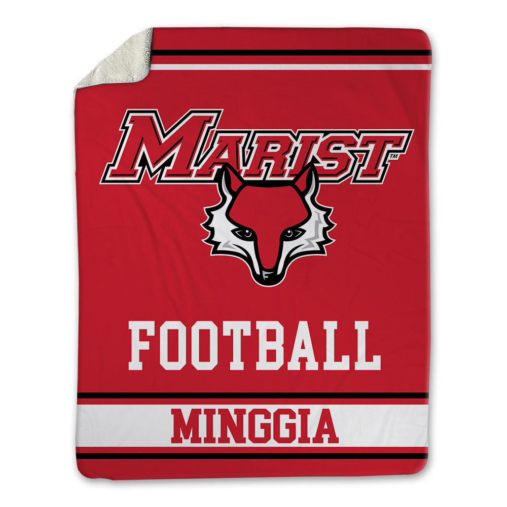 Marist - NCAA Football : Amare Minggia - Blanket-0