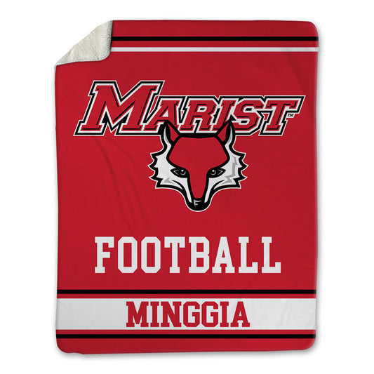 Marist - NCAA Football : Amare Minggia - Blanket-0