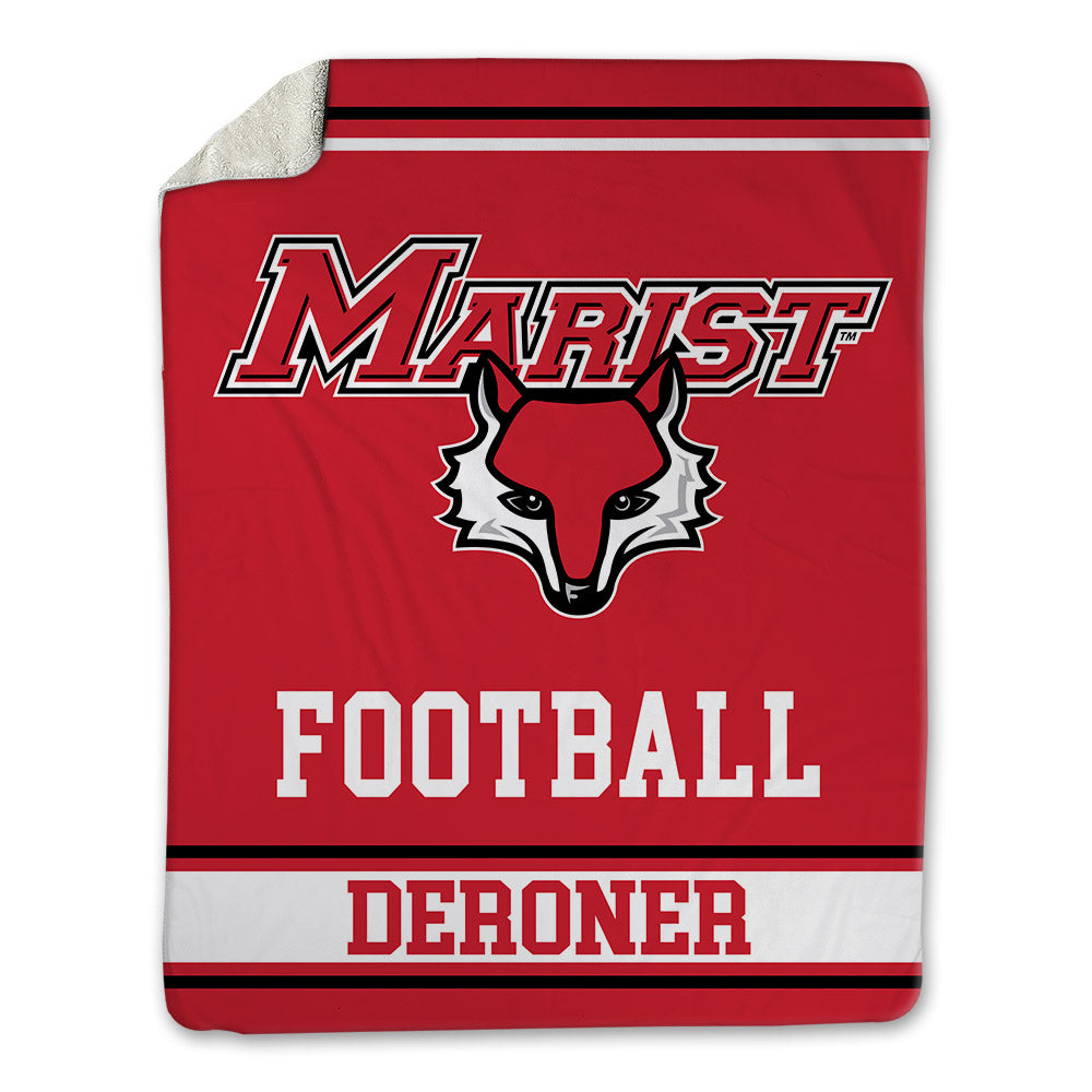 Marist - NCAA Football : Carson DeRoner - Blanket-0