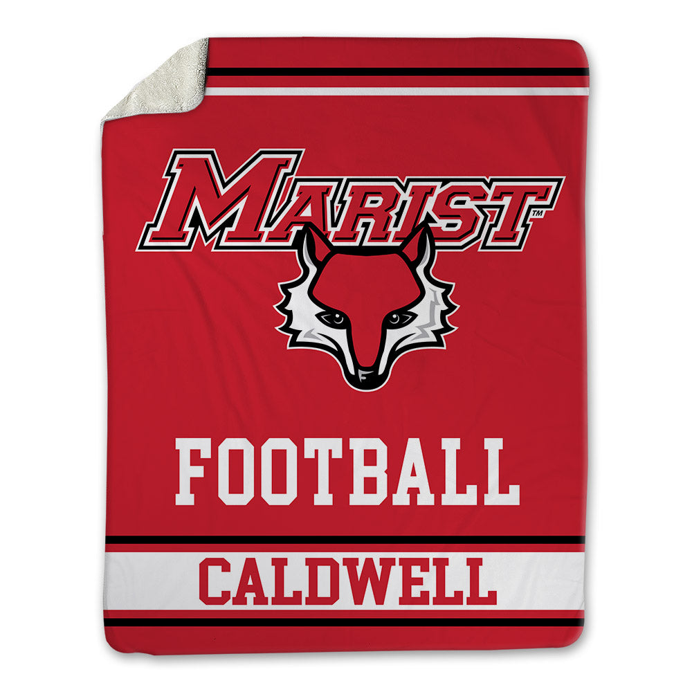 Marist - NCAA Football : Jordan Caldwell - Blanket-0