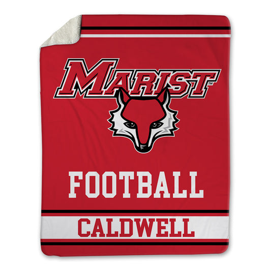 Marist - NCAA Football : Jordan Caldwell - Blanket-0