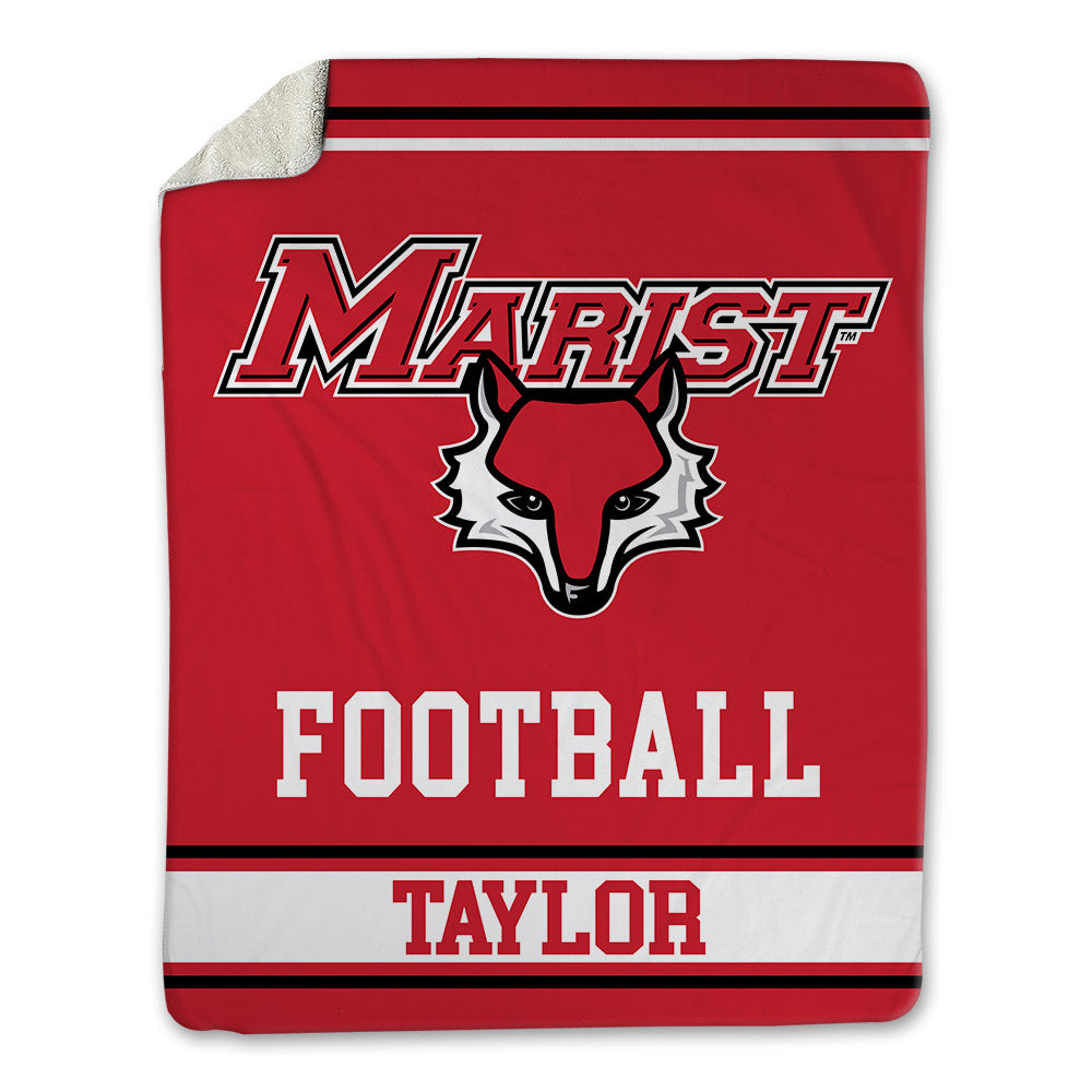 Marist - NCAA Football : Jayden Taylor - Blanket-0