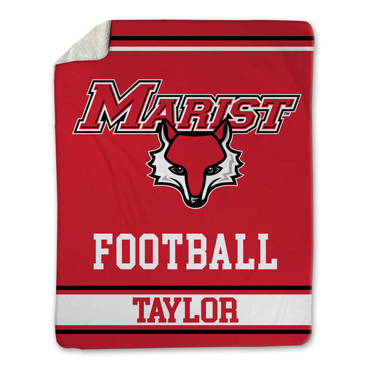 Marist - NCAA Football : Jayden Taylor - Blanket-0