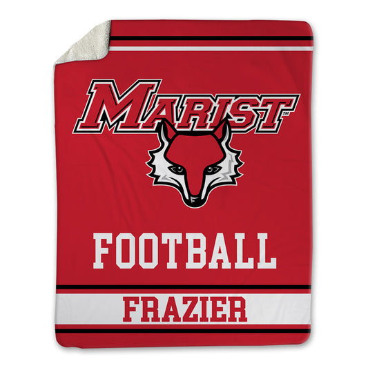 Marist - NCAA Football : Larmar Frazier - Blanket-0
