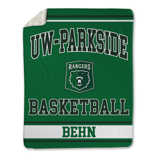 UW Parkside - NCAA Men's Basketball : Zach Behn - Blanket-0