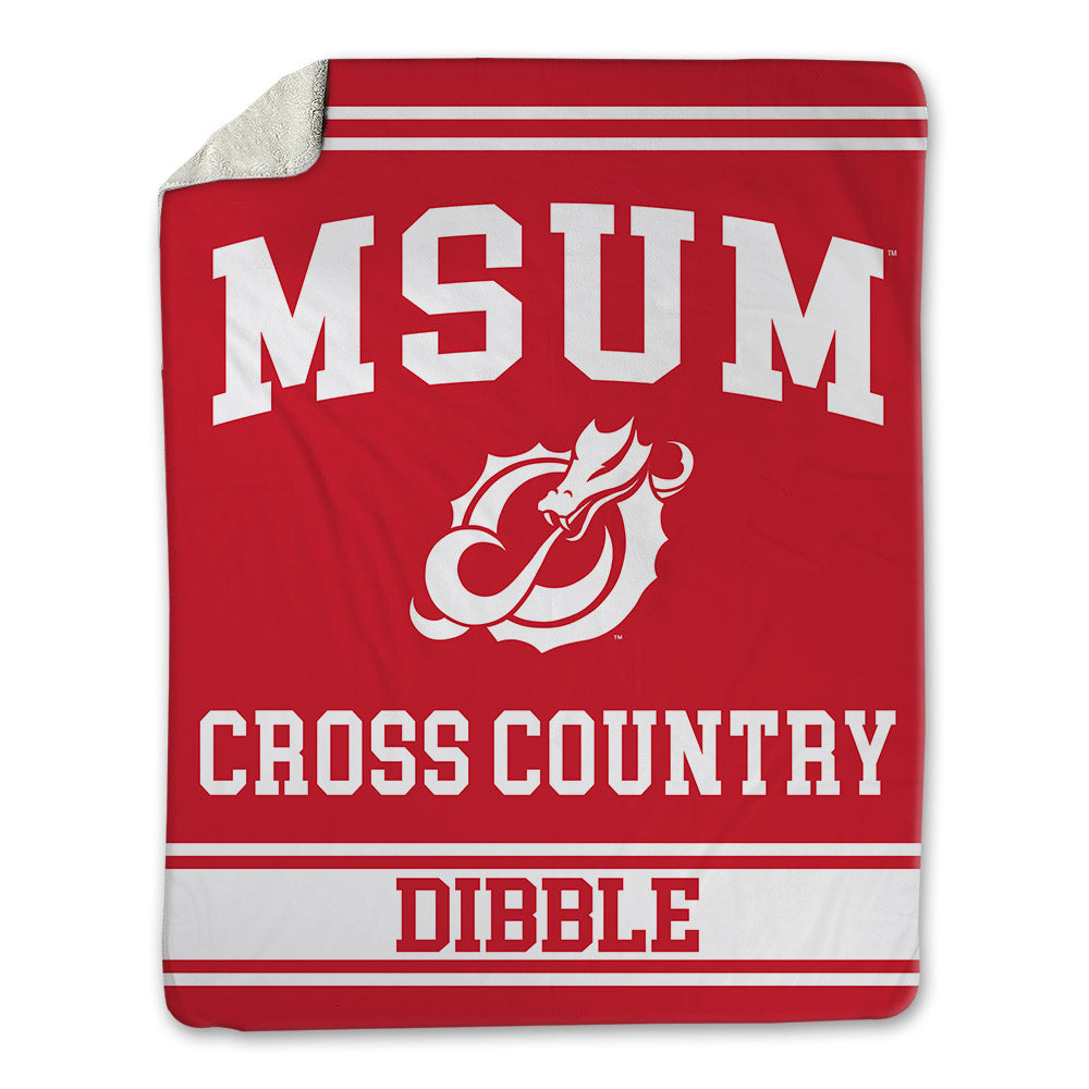 MSUM - NCAA Men's Cross Country : Austin Dibble - Blanket-0