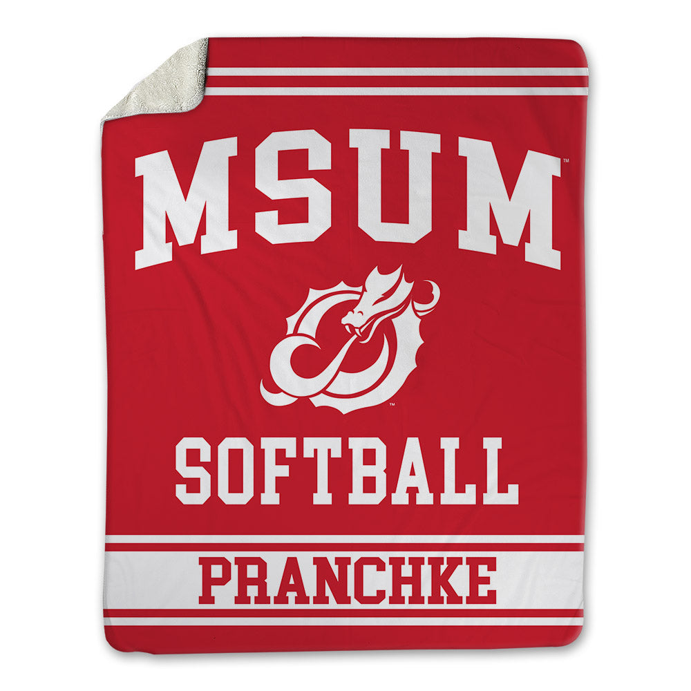 MSUM - NCAA Softball : Teagan Pranchke - Blanket-0