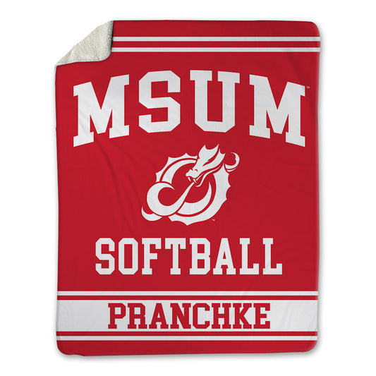 MSUM - NCAA Softball : Teagan Pranchke - Blanket-0
