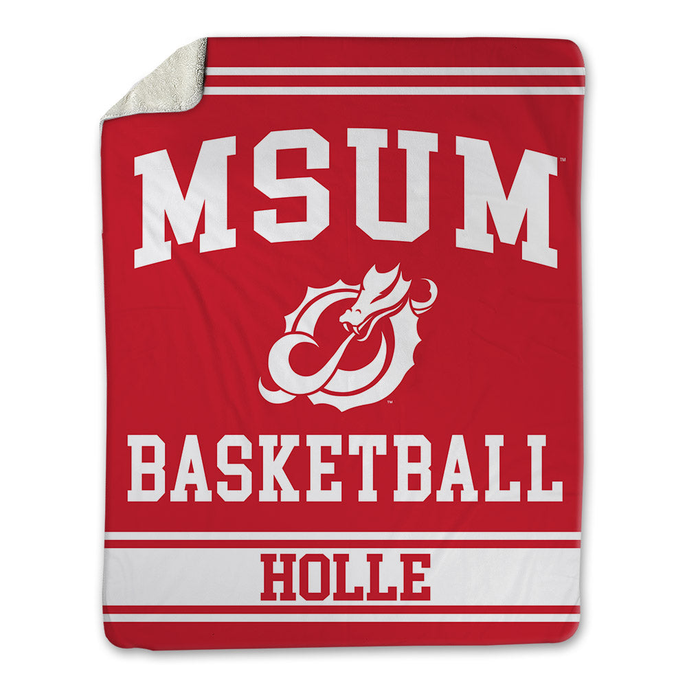 MSUM - NCAA Women's Basketball : Mara Holle - Blanket-0