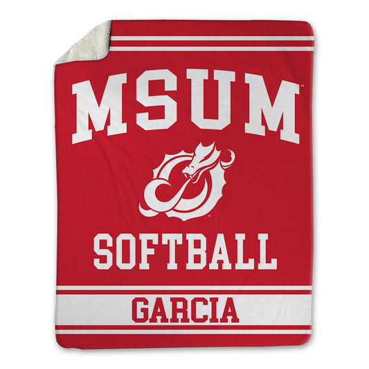 MSUM - NCAA Softball : Lisa Garcia - Blanket-0