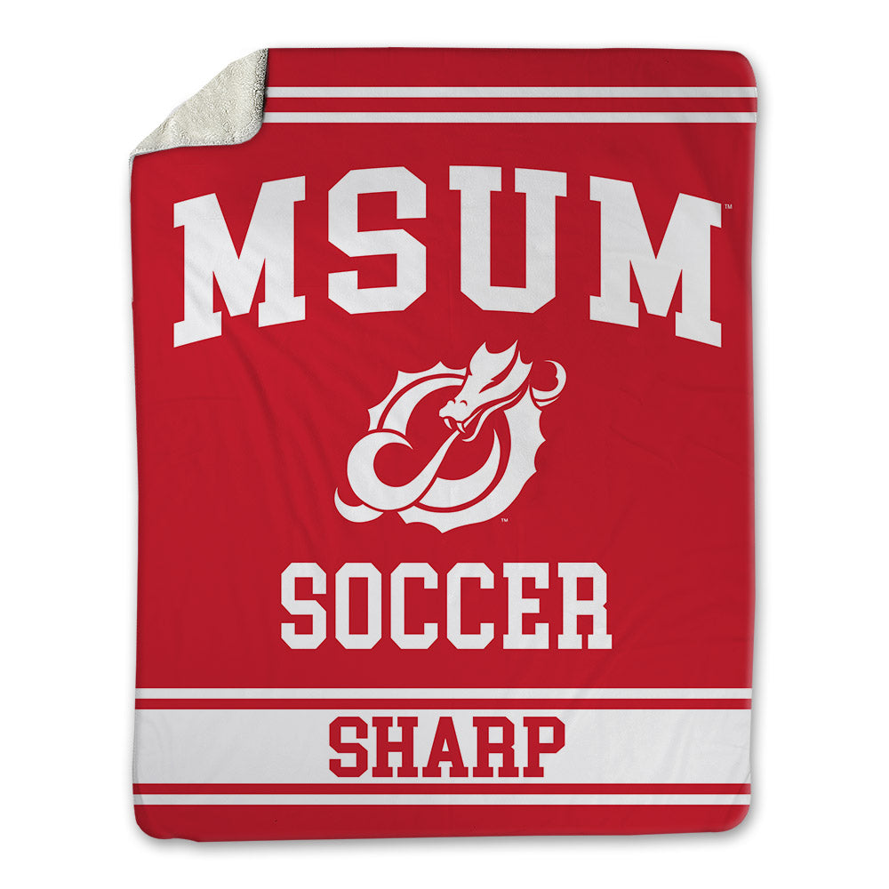 MSUM - NCAA Women's Soccer : Madison Sharp - Blanket-0