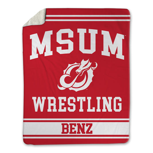 MSUM - NCAA Wrestling : Parker Benz - Blanket-0
