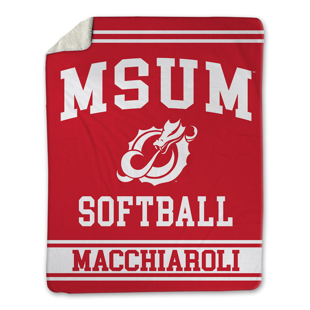 MSUM - NCAA Softball : Sami Macchiaroli - Blanket-0