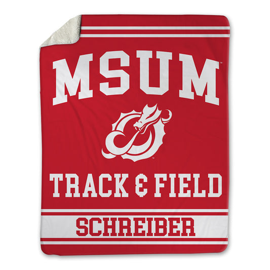 MSUM - NCAA Women's Track & Field : McKenna Schreiber - Blanket-0